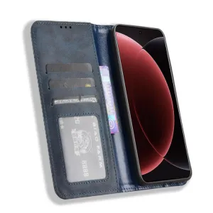 BUSINESS Peňaženkové puzdro pre Xiaomi 15 Ultra modré