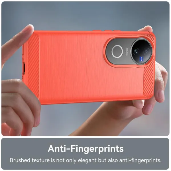 FLEXI TPU Ochranný kryt Vivo V50 5G červený