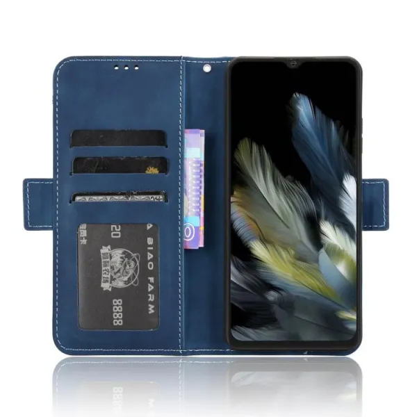 SLOT Peňaženkový obal pre Blackview Wave 8 modrý