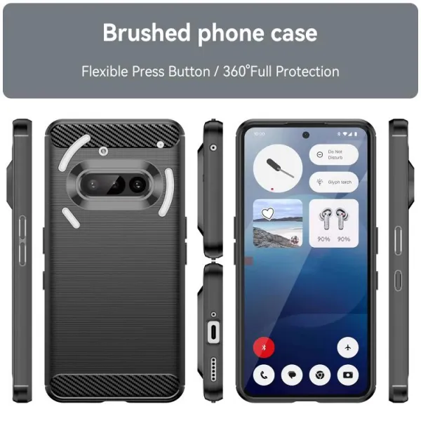 FLEXI TPU Ochranný kryt Nothing Phone (3a) čierny
