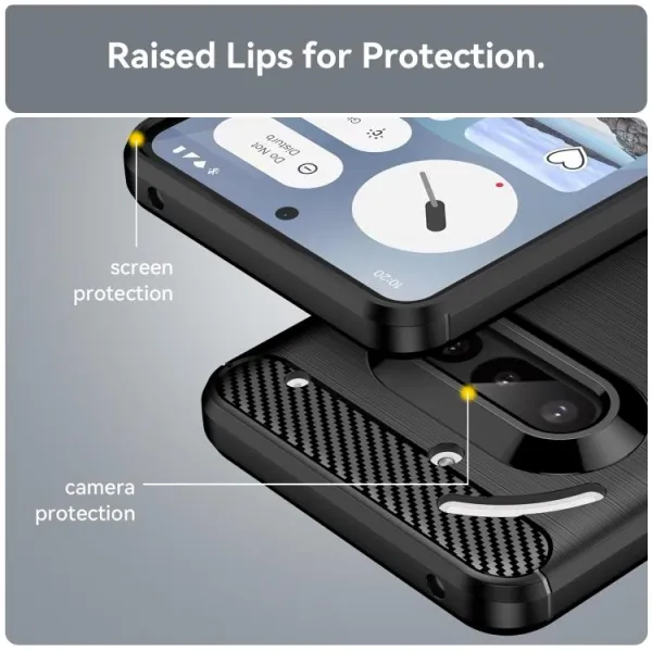 FLEXI TPU Ochranný kryt Nothing Phone (3a) čierny
