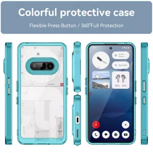 CRYSTAL Ochranný obal pre Nothing Phone (3a) tyrkysový