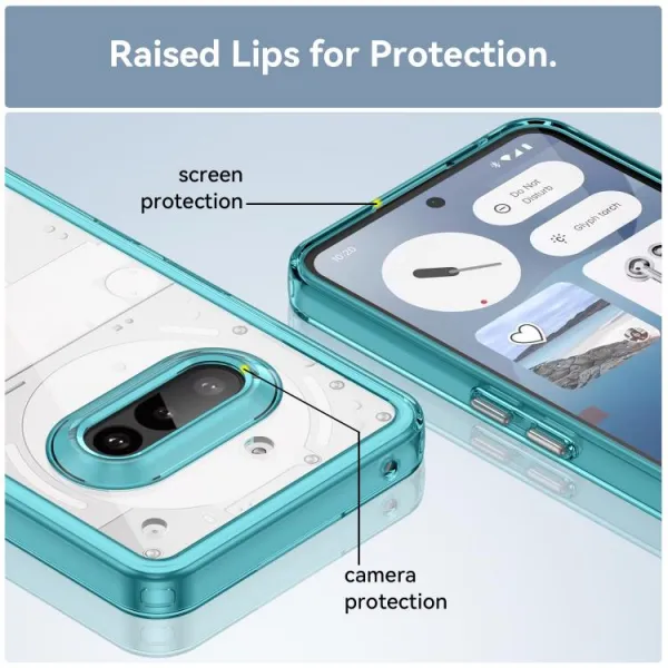 CRYSTAL Ochranný obal pre Nothing Phone (3a) tyrkysový