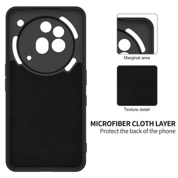 RUBBER Ochranný kryt pre Nothing Phone (3a) Pro čierny