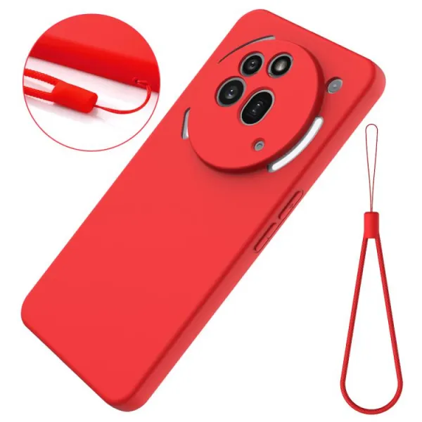 RUBBER Ochranný kryt pre Nothing Phone (3a) Pro červený