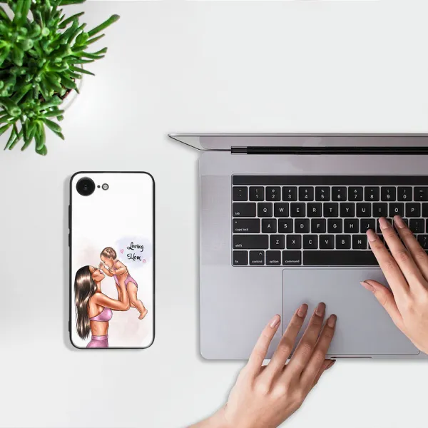 MY ART Ochranný kryt pre Apple iPhone 16e / iPhone 17e LOVING MOM (115)