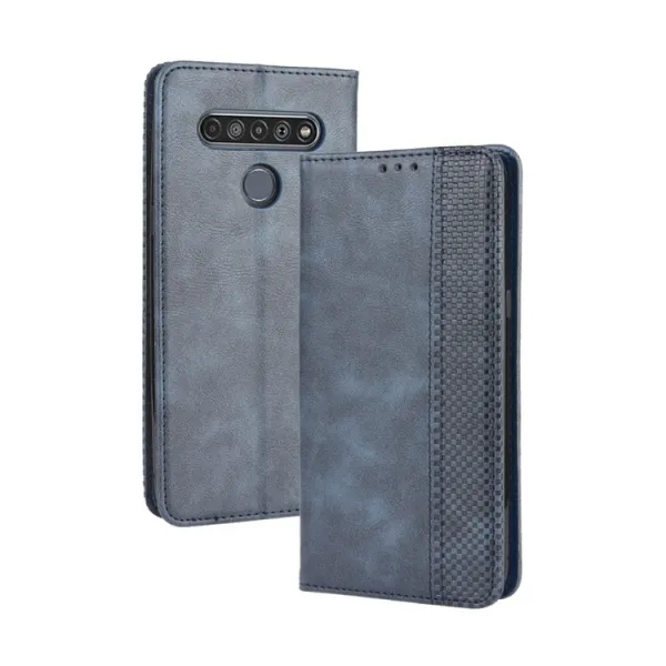 BUSINESS Peňaženkové puzdro pre LG K41s / K51s modré