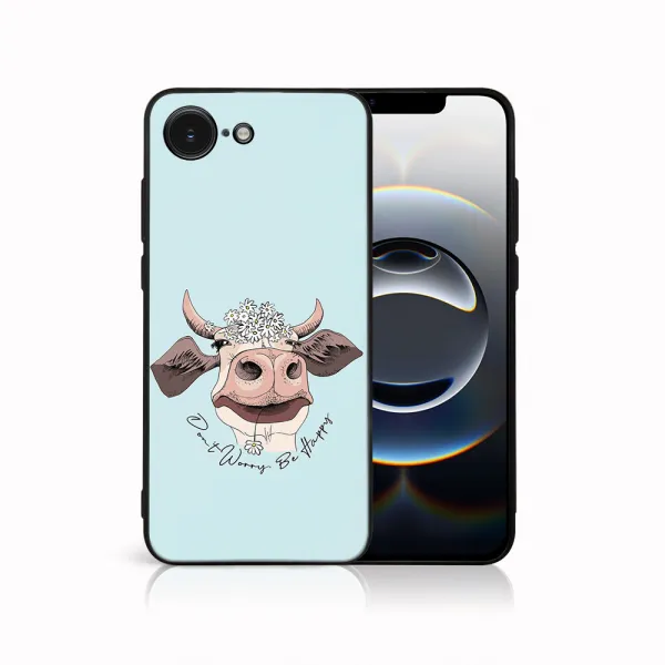 MY ART Ochranný kryt pre Apple iPhone 16e / iPhone 17e HAPPY COW (181)