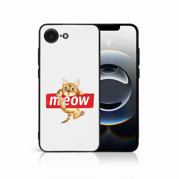 MY ART Ochranný kryt pre Apple iPhone 16e / iPhone 17e MEOW (183)