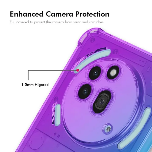ENKAY GRADIENT Ochranný kryt pre Nothing Phone (3a) Pro BLUE PINK