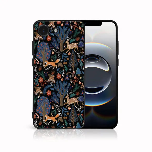 MY ART Kryt s vianočným dizajnom Apple iPhone 16e / iPhone 17e WINTER (071)