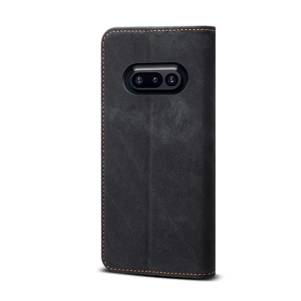 DENIM Peňaženkový kryt pre Nothing Phone (3a) čierny