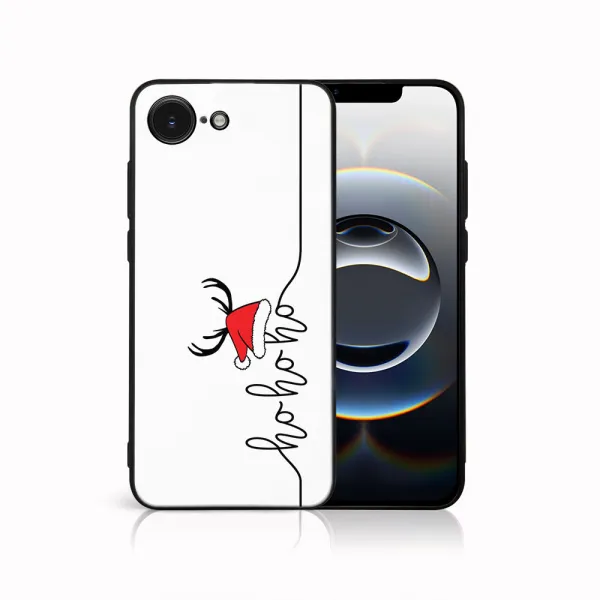 MY ART Kryt s vianočným dizajnom Apple iPhone 16e / iPhone 17e HOHOHO (073)
