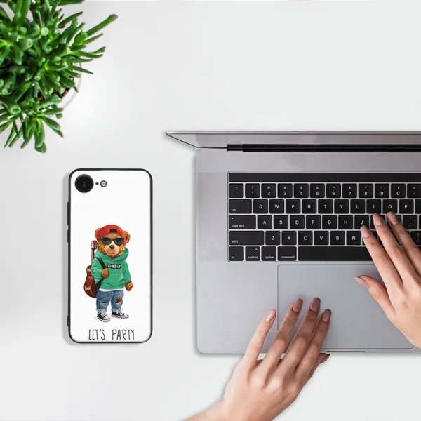 MY ART Ochranný kryt pre Apple iPhone 16e / iPhone 17e BEAR (177)