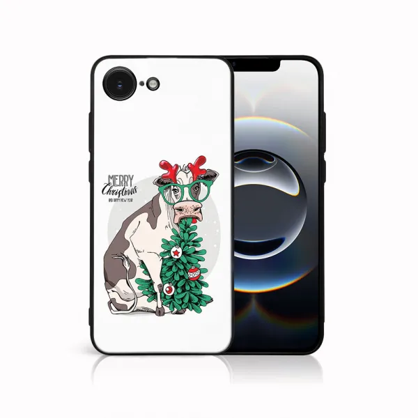 MY ART Kryt s vianočným dizajnom Apple iPhone 16e / iPhone 17e MERRY CHRISTMAS (074)