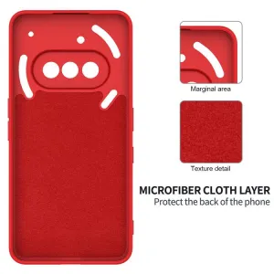 RUBBER Ochranný obal pre Nothing Phone (3a) červený