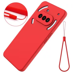 RUBBER Ochranný obal pre Nothing Phone (3a) červený