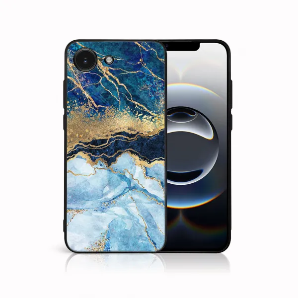 MY ART Ochranný kryt pre Apple iPhone 16e / iPhone 17e BLUE MARBLE (141)