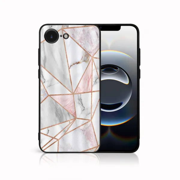 MY ART Ochranný kryt pre Apple iPhone 16e / iPhone 17e PINK MARBLE (143)