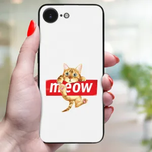 MY ART Ochranný kryt pre Apple iPhone 16e / iPhone 17e MEOW (183)