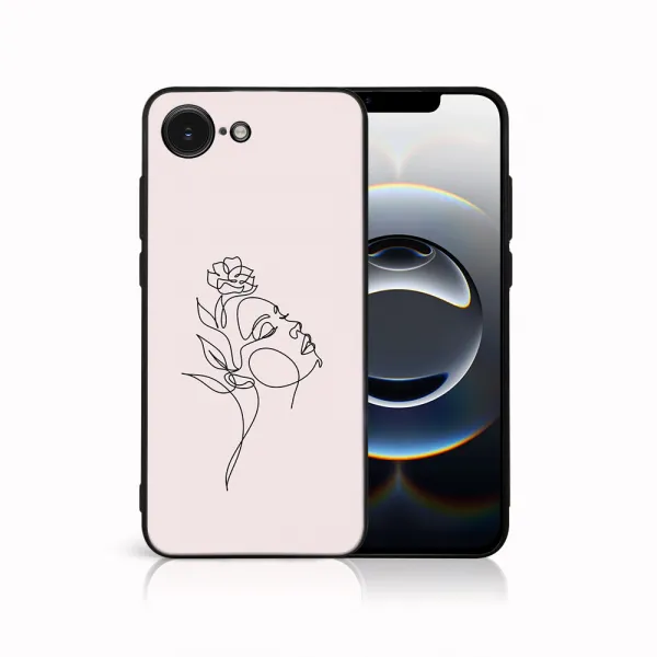 MY ART Ochranný kryt pre Apple iPhone 16e / iPhone 17e ROSE GIRL (198)