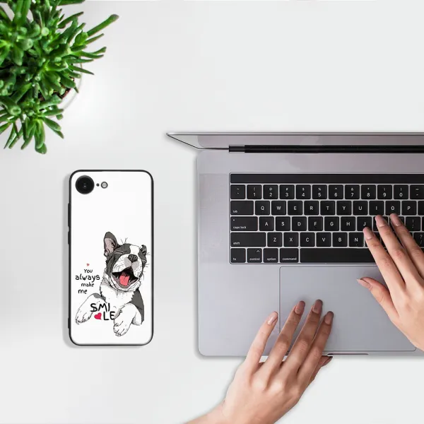 MY ART Ochranný kryt pre Apple iPhone 16e / iPhone 17e SMILE (189)