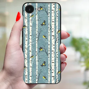 MY ART Kryt s vianočným dizajnom Apple iPhone 16e / iPhone 17e BIRCH (072)