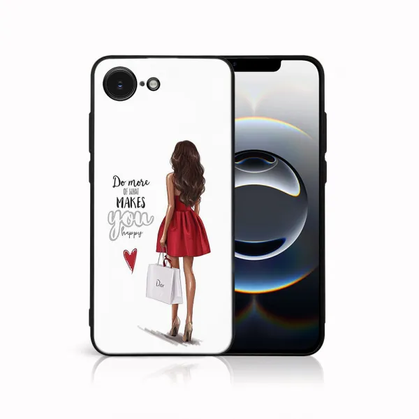MY ART Ochranný kryt pre Apple iPhone 16e / iPhone 17e RED DRESS (137)
