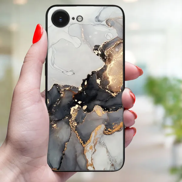MY ART Ochranný kryt pre Apple iPhone 16e / iPhone 17e GREY MARBLE (140)
