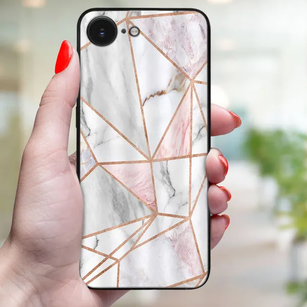 MY ART Ochranný kryt pre Apple iPhone 16e / iPhone 17e PINK MARBLE (143)