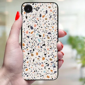 MY ART Ochranný kryt pre Apple iPhone 16e / iPhone 17e BEIGE TERRAZZO (162)