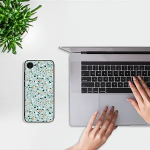 MY ART Ochranný kryt pre Apple iPhone 16e / iPhone 17e BLUE TERRAZZO (164)
