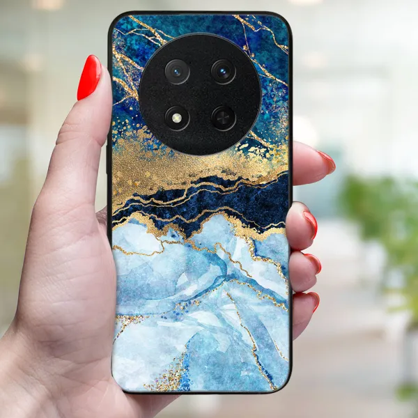 MY ART Ochranný kryt pre Honor Magic7 Lite 5G BLUE MARBLE (141)