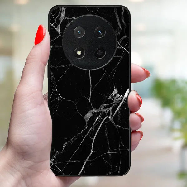 MY ART Ochranný kryt pre Honor Magic7 Lite 5G BLACK MARBLE (142)