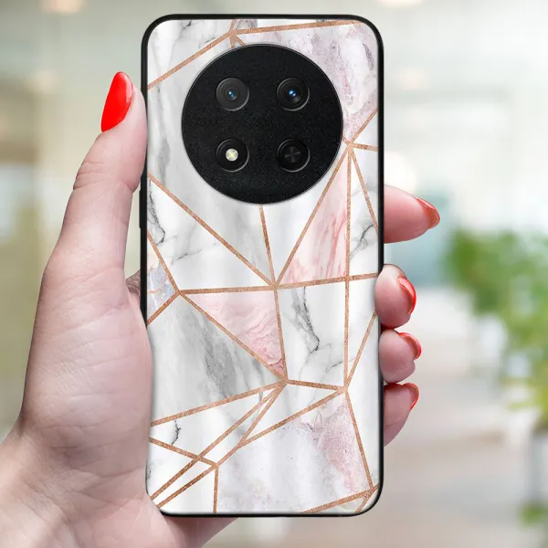 MY ART Ochranný kryt pre Honor Magic7 Lite 5G PINK MARBLE (143)