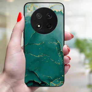 MY ART Ochranný kryt pre Honor Magic7 Lite 5G GREEN MARBLE (145)