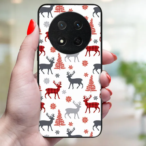 MY ART Kryt s vianočným dizajnom Honor Magic7 Lite 5G DEER (068)