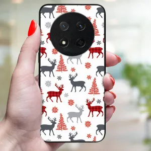 MY ART Kryt s vianočným dizajnom Honor Magic7 Lite 5G DEER (068)