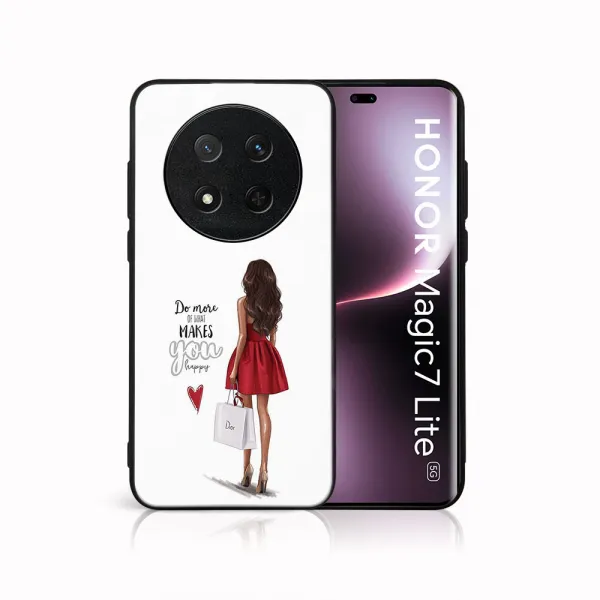 MY ART Ochranný kryt pre Honor Magic7 Lite 5G RED DRESS (137)