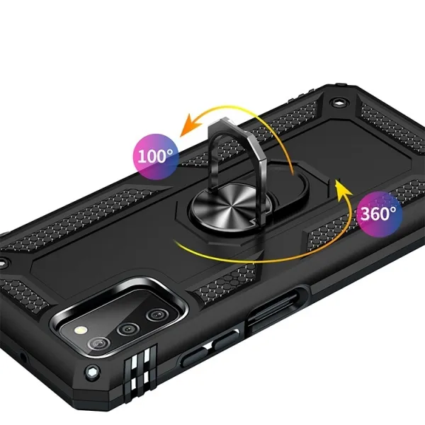 RING Ochranný obal pre Samsung Galaxy A03s čierny