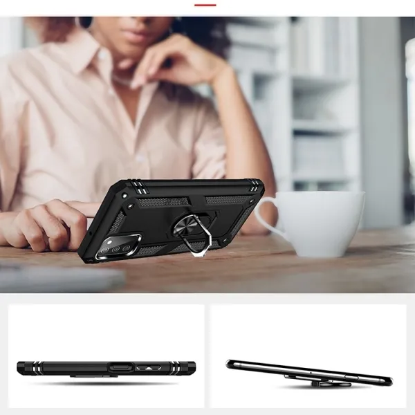 RING Ochranný obal pre Samsung Galaxy A03s čierny