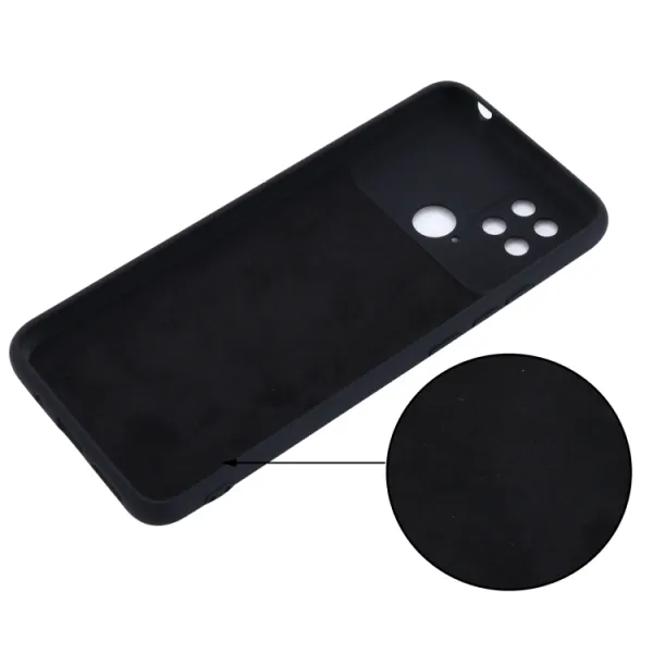 RUBBER Ochranný kryt pre Xiaomi Poco C40 čierny