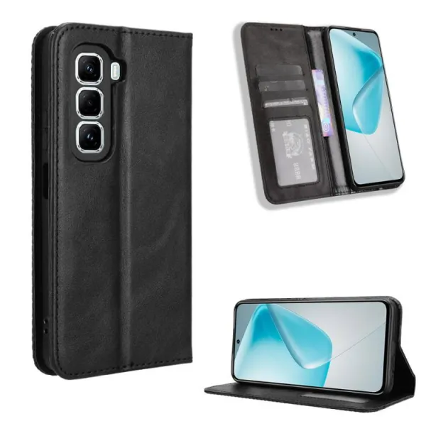 BUSINESS Peňaženkové puzdro pre Infinix Hot 50 Pro čierne
