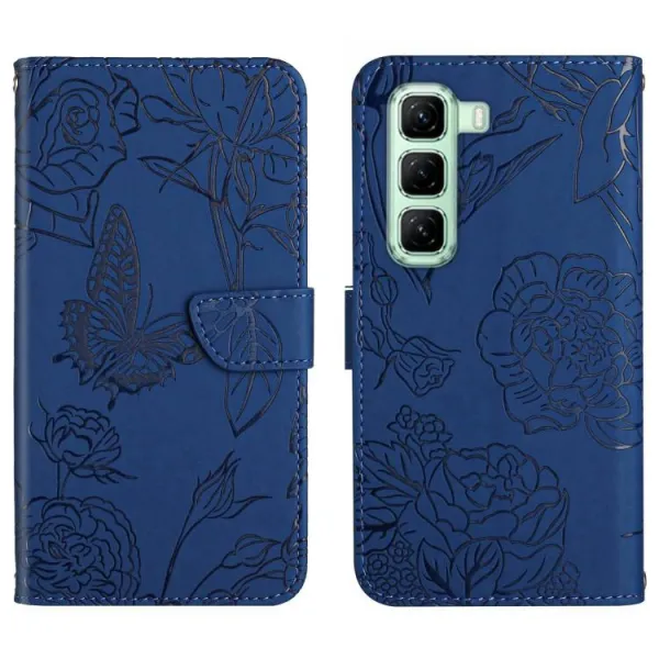 ART BLOSSOM Peňaženkový obal pre Infinix Hot 50 Pro modrý