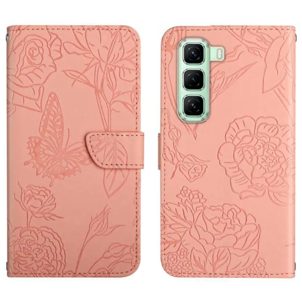 ART BLOSSOM Peňaženkový obal pre Infinix Hot 50 Pro ružový