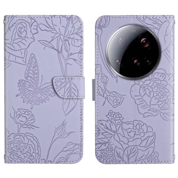 ART BLOSSOM Peňaženkový obal pre Xiaomi 15 Ultra fialový