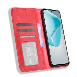 BUSINESS Peňaženkové puzdro pre Infinix Hot 50 Pro červené