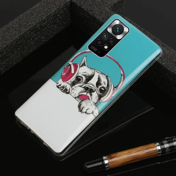 ART TPU Svietiaci obal Xiaomi Redmi Note 11 / Note 11S DOG