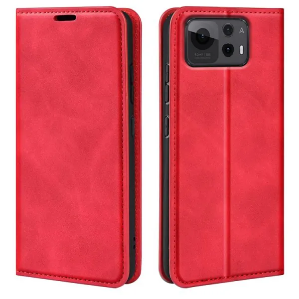 MAGNETIC Zaklápací kryt pre Asus Zenfone 12 Ultra červený