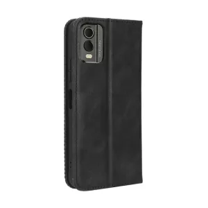 BUSINESS Peňaženkový kryt pre Nokia C32 čierny